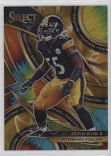 2019 Panini Select Sensations Tie-Dye Prizm 19/25 Devin Bush II #8 0b0