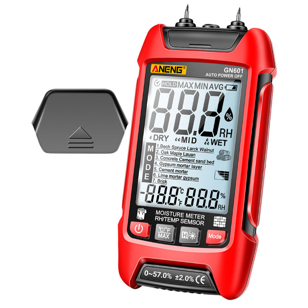 Wood Moisture Detector Digital Meter for Building & Firewood eBay