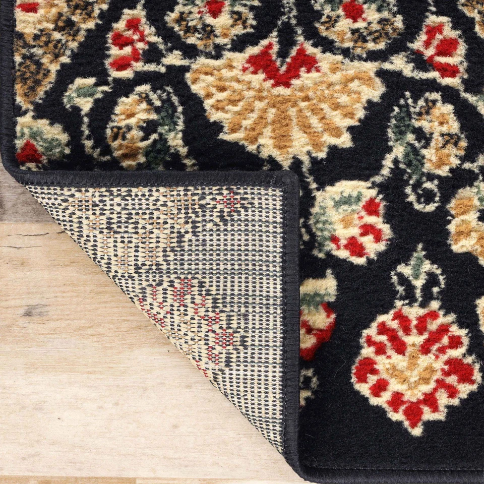 Adena Bohemian Geometric Abstract Floral Carpet Large Indoor Area Rug Or Runner - Image 4 of 4