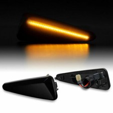 Seitenblinker Schwarz LED mit E-Zulassung kompatibel mit DACIA Sandero + Stepway