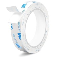 3M 1600T Doppelseitiges Schaumklebeband &ndash; 20mm x 3m &ndash; Stark & Vielseitig