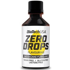BIOTECH USA ZERO DROPS 50ml GOCCE AROMATIZZANTI Low Sugar Senza Glutine Lattosio