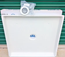 Mustee 99 DURAPAN 30 x 32 x 2 1/2 Fiberglass Washing Machine or Water Heater Pan