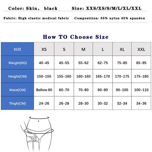 HighWaist Shapewear Liposuction Surgery Abdomen Medical Doube Compression Pants - Picture 4 of 13