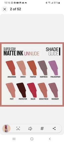 Maybelline SuperStay Matte Ink Liquid Lipstick ~ Choose From 8 Shades New! - Picture 4 of 12