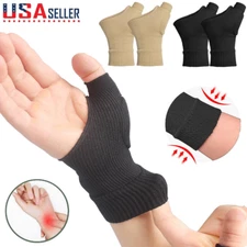 Compression Joint Care Thumb Support Pain Relief Wrist Brace Arthritis Gloves US