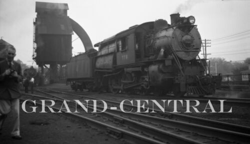ORIGINAL 1953 CENTRAL NEW JERSEY RAILROAD CNJ RR NEGATIVE LOCO #778 CRANFORD NJ