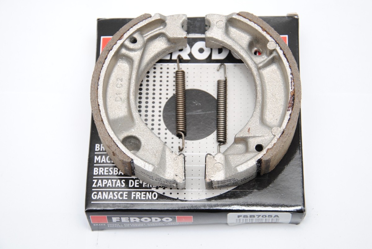 Ganasce Freno Ferodo Per Honda XL R 200 1983-1984 | Freno A Tamburo Anteriore | Ricambi Originali - Foto 3