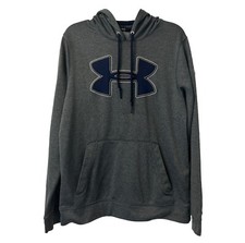 Under Armour Storm Hoodie Boys Youth Small Pullover Sweatshirt Athletic Logo