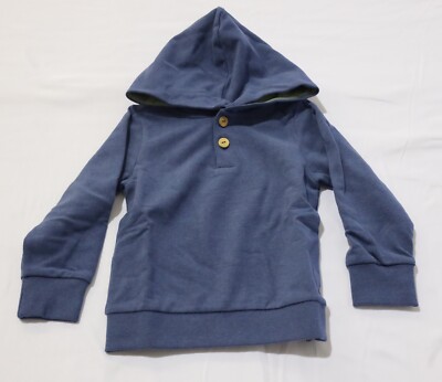 Be Kind Kids Twilight Blues Comfy Hooded Sweater Deep Blue Sizes 2, 3, 4 NWT