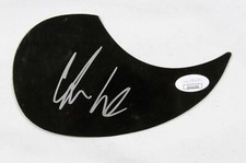 Chris Lane Country Singer Signed Acoustic Guitar Pickguard JSA Authenticated