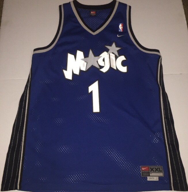 ウェア Nike Orlando Magic McGrady 4XL Jersey 2003-04 Orlando Magic McGrady #1 Nike Swingman Jersey (Home) XXL