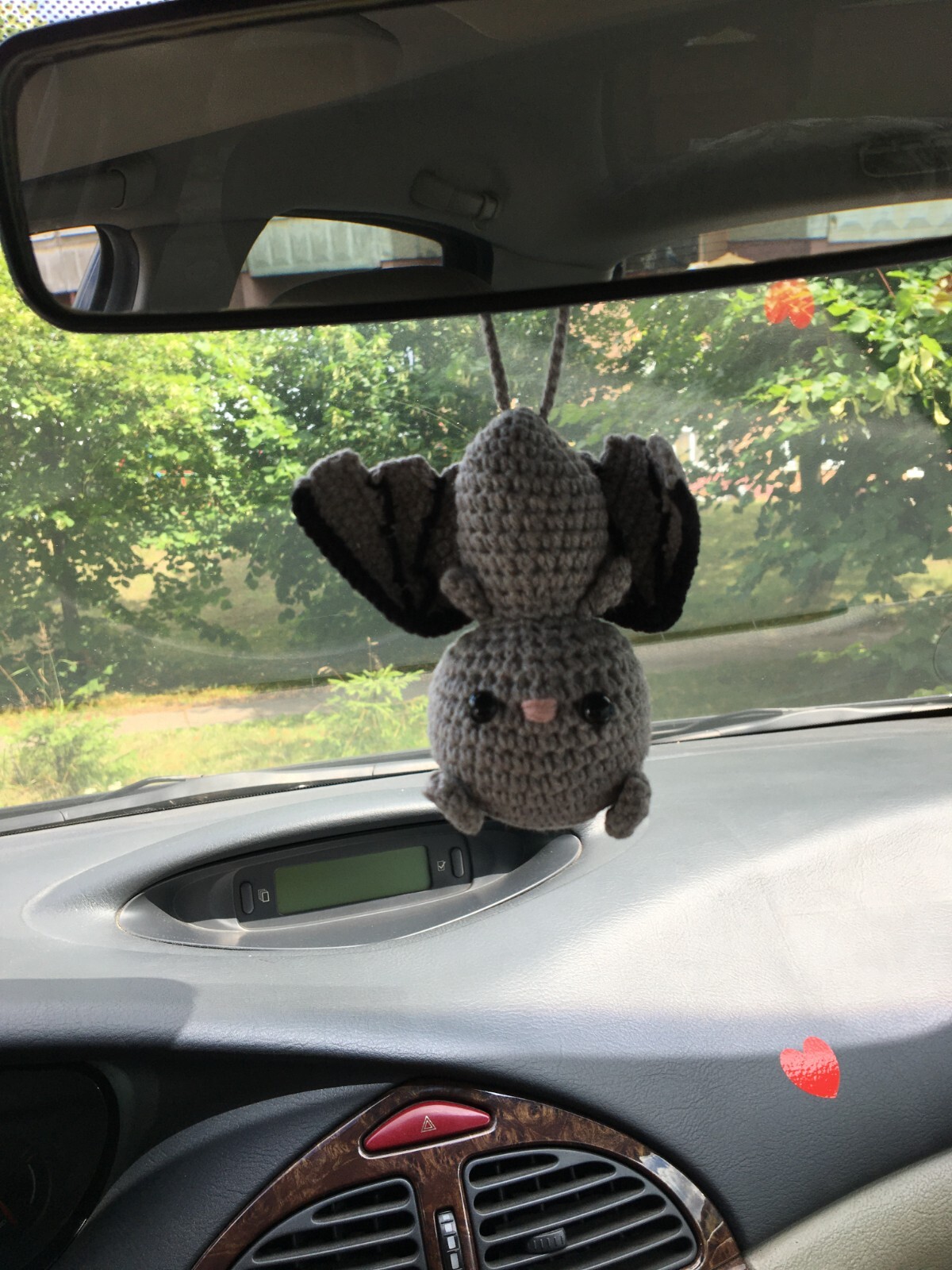 car mirror accessories stuffed bat ornament halloween funny car