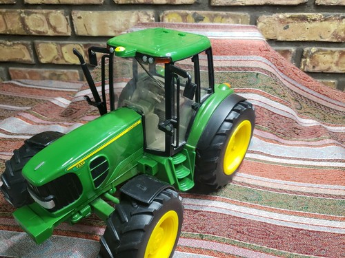 John Deere 7330 trattore agricolo di Britains ERTL verde fattoria suono entrambi funzionano - Foto 2 di 12