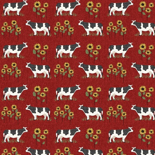 Heartland Farm Panel Cotton Fabric Quilt by Benartex 25 x 44" - Picture 2 of 2