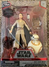 Disney Store Star Wars Force Awakens Rey BB8 Elite Series In Box Die Cast
