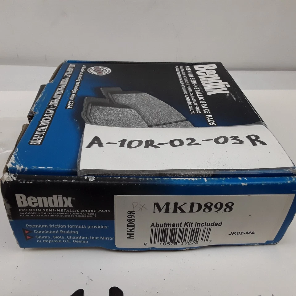 Juego de pastillas de freno de disco semimetálicas Bendix MKD898 Premium para Dodge Ram 1500 2002 Foto 4 de 4