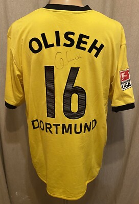 Borussia Dortmund Original gool Heim Trikot 2003/04 ''e-on'' + Nr.16 Oliseh Gr.L