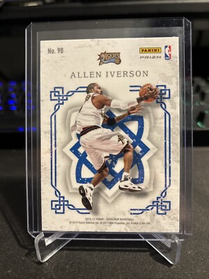 NBA Allen Iverson 16-17 Excalibur 10枚限定 2016-17 Panini Excalibur Allen Iverson Crusade Silver Prizm