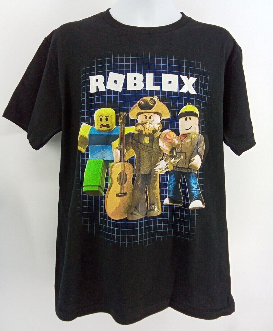 Roblox Boys Short Sleeve T-Shirt Officially Licensed Black X-Small 4/5