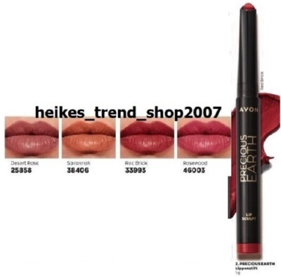 Avon Precious Earth Lippenstift satte matte Farbe , neue 3eck- Spitze NEU