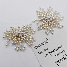Beaded Shoes Clip Charms Decor Accessory Pearl High Heel Sewing on Hot Fix Craft