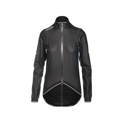 BIORACER Kaaiman Fahrradjacke Radjacke Windjacke Damen Wasserdicht Schwarz Gr. S