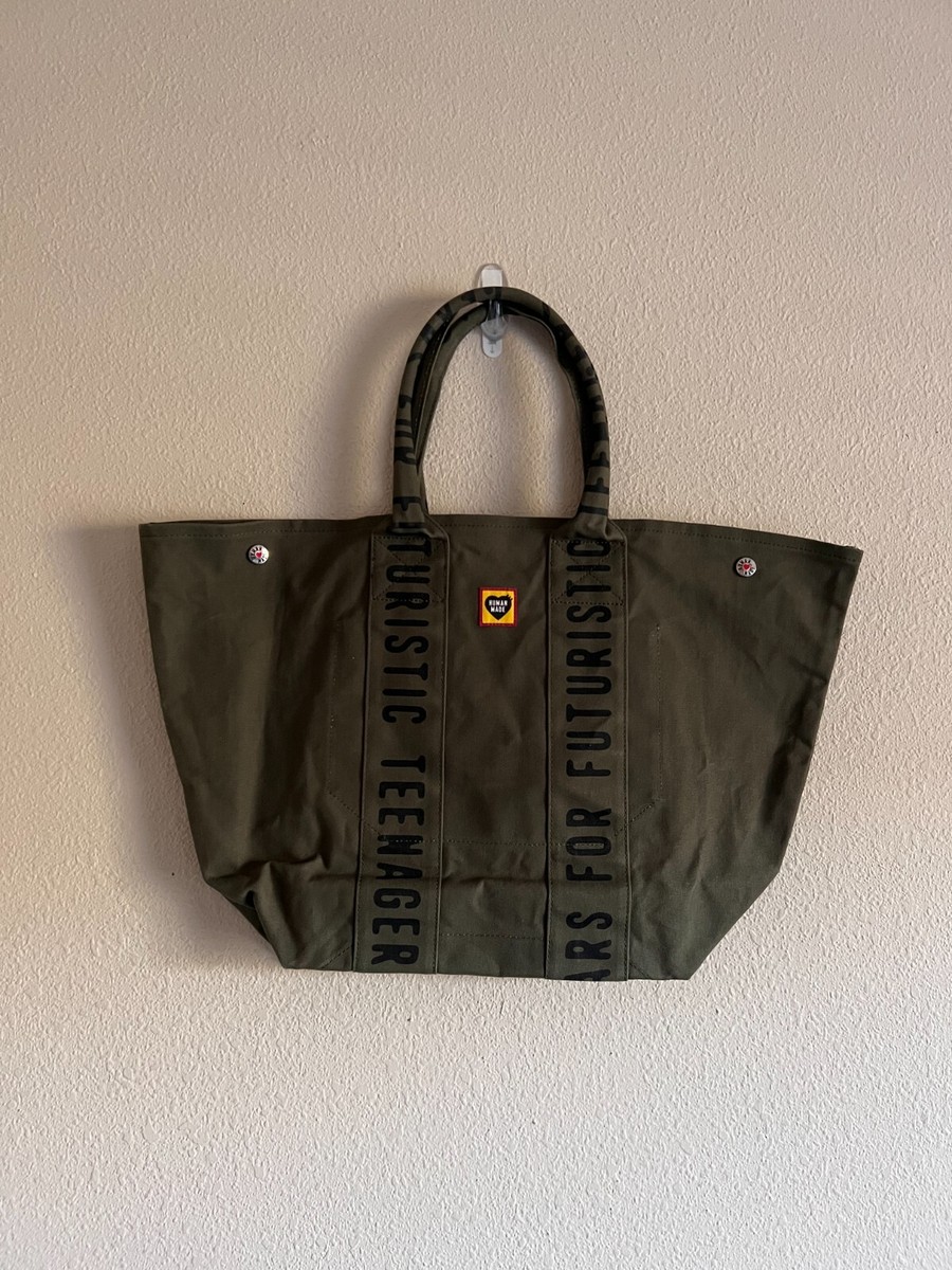 Human Made Large Carpenters Tote Bag - Olive Green - Brand