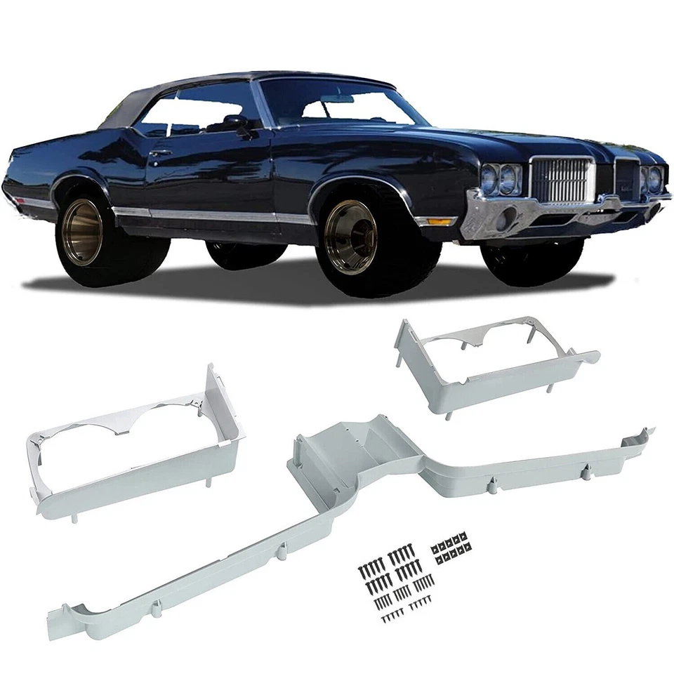 Для 71 72 Oldsmobile Cutlass ободок фары корпус решетка центр камень щит - Изображение 2 из 4
