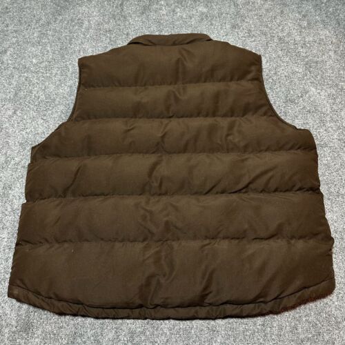St Johns Bay Vest Mens XXL Brown Nylon Puffer Down Full Zip Pockets Outdoors - Picture 2 of 14