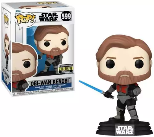 Funko POP! Star Wars: Clone Wars - Obi Wan Kenobi (Entertainment Earth) #599