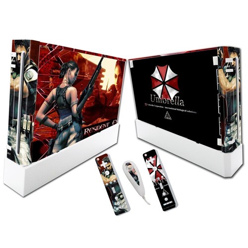Sticker Skin For WII Console Wrap Vinyl + Controller - Picture 2 of 2