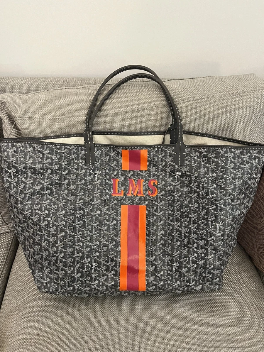 Goyard, Bags, Authentic Goyard St Louis Gm Black Tote With Receipt