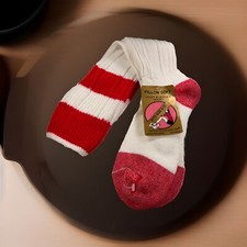 VTG Long Crew Socks Hi Bulk Pillow Soft Sport  Leisure Skein 90s Size 8-11