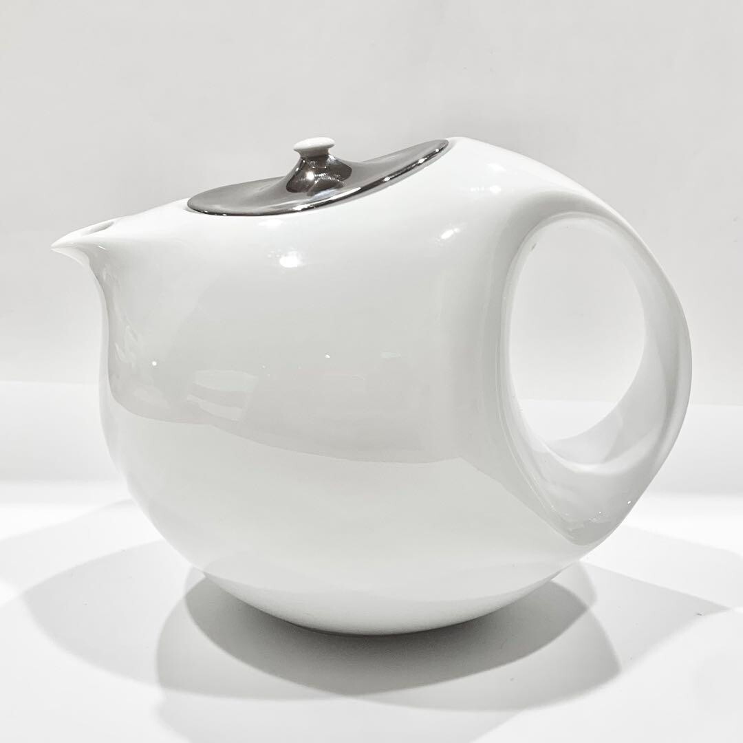 Tetera BERNARDAUD BULLE placa blanca