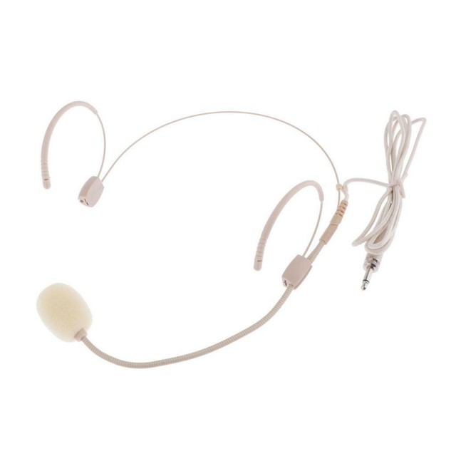 Headset Microphone Prop Fake MIC System Stage Lipsynch Singing