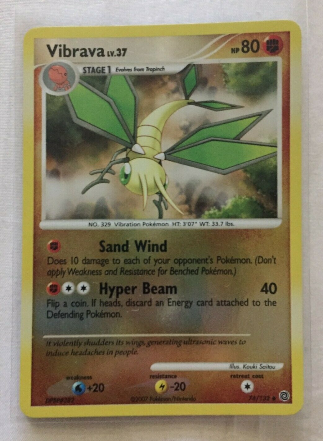 Vibrava Lv 37 - Secret Wonders 74/132 - Reverse Holo