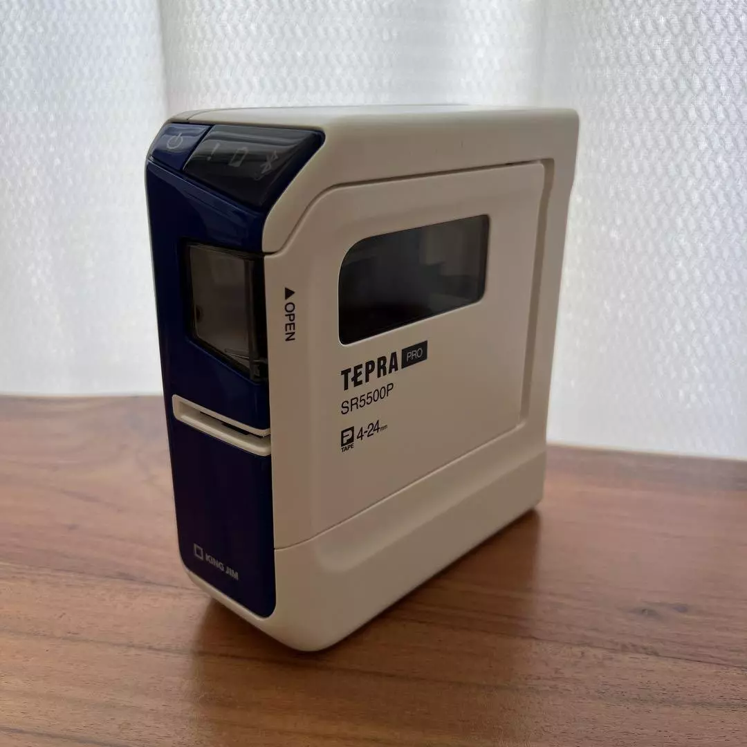 KINGJIM Tepura PRO SR5500P Blue Portable Label Printer USB