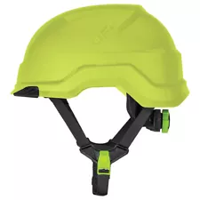 Lift Safety RADIX  HiVis Yellow Arborist / Climbing Non-Vented Safety Helmet