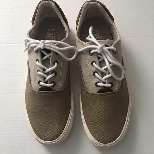 CREVO Mens Shoes Size 8 Two Tone Canvas 