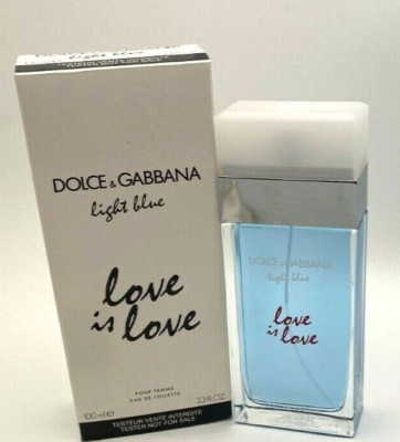 Dolce & Gabbana Light Blue LOVE IS LOVE 3. 3 TESTER BOX