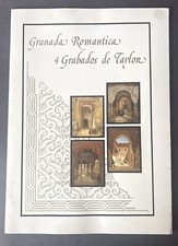 Granada Romantica  4 Grabados De Taylor - Prints In Folio