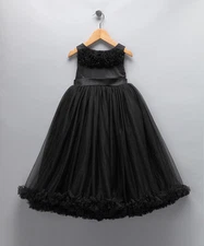 NWT Oopsy Daisy Baby Girls Black Petti Skirt Dress Girls size 4