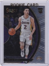 LONZO BALL ROOKIE CARD 2017/18 Select Basketball PREMIUM RC Los Angeles Lakers!