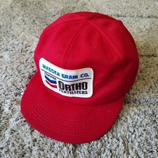 Vintage Chevron Ortho Fertilizer Red Hat Patch K Products USA READ DESCRIPTION 