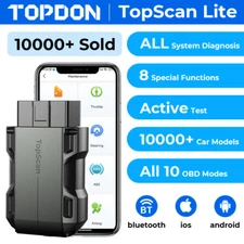 TOPDON TOPSCAN Bluetooth OBD2 Car Code Reader Scanner Tool Full System ABS SRS