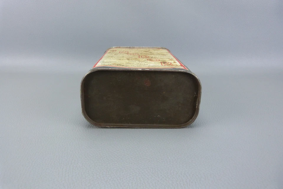 Ancien petit bidon d'insecticide FLY-TOX en tôle peinte, Déco Atelier, Loft. - Photo 4/4