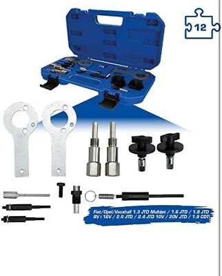 KS Tools BT592500 Engine Timing Tool Set - Fiat/Opel 12 Piece