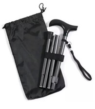 Aluminum Metal Walking Stick Easy Adjustable Folding Collapsible Travel Cane US