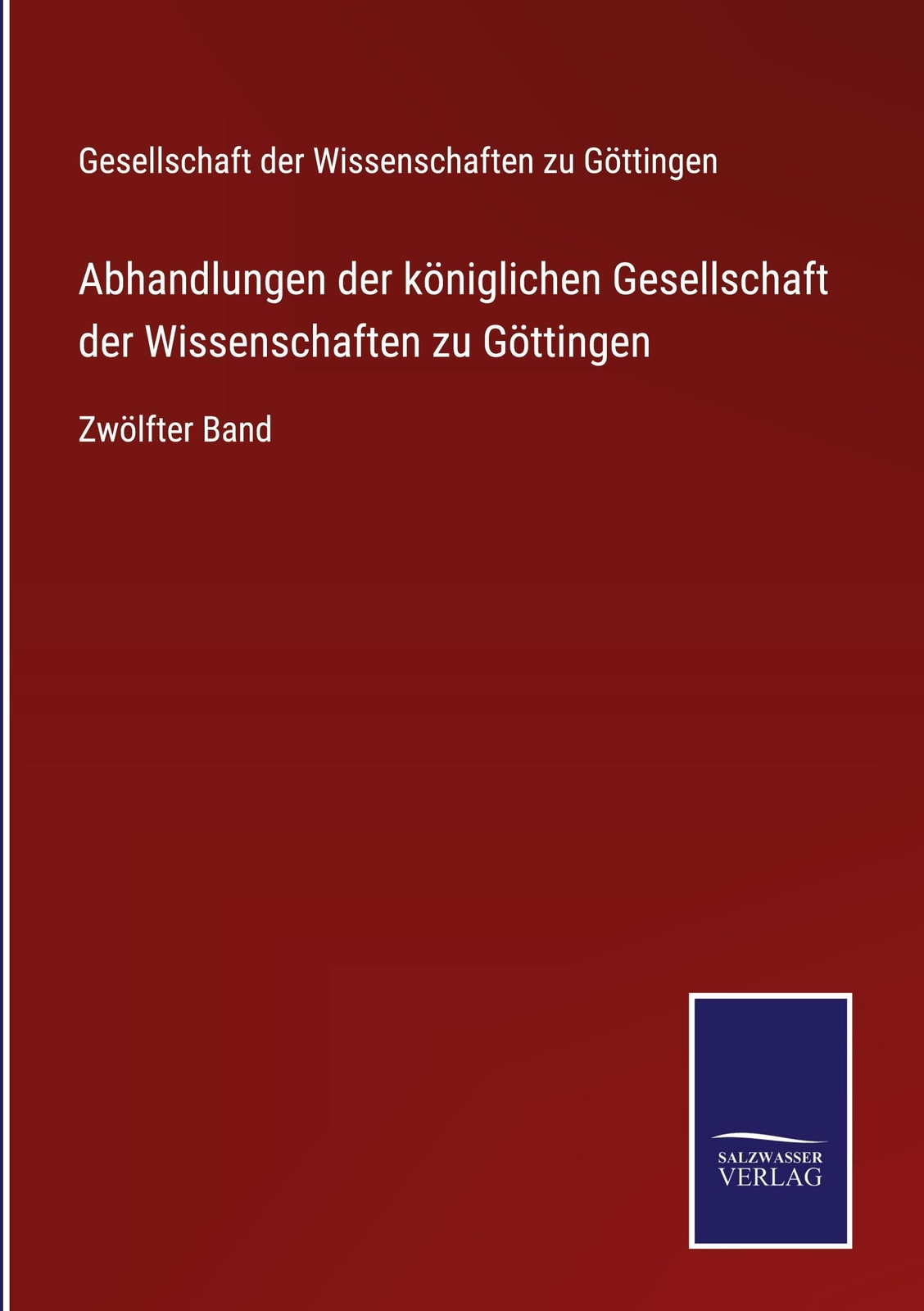 Thumbnail - Abhandlungen Der Königlichen Gesellschaft Der Wissenschaften Zu